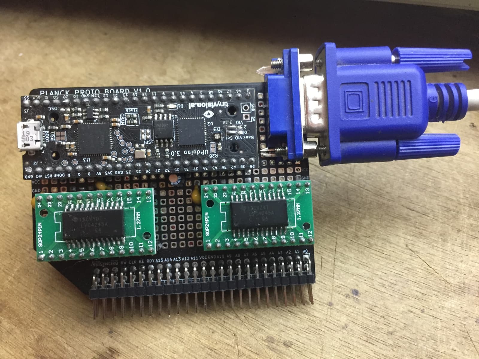 VGA card based on Upduino V3